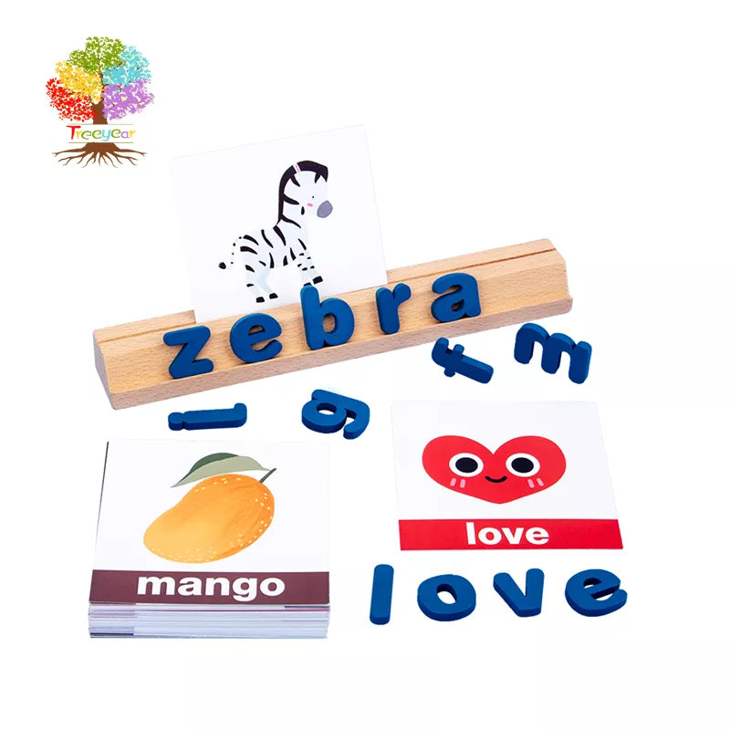 Treeyear Wooden Matching Letter Game