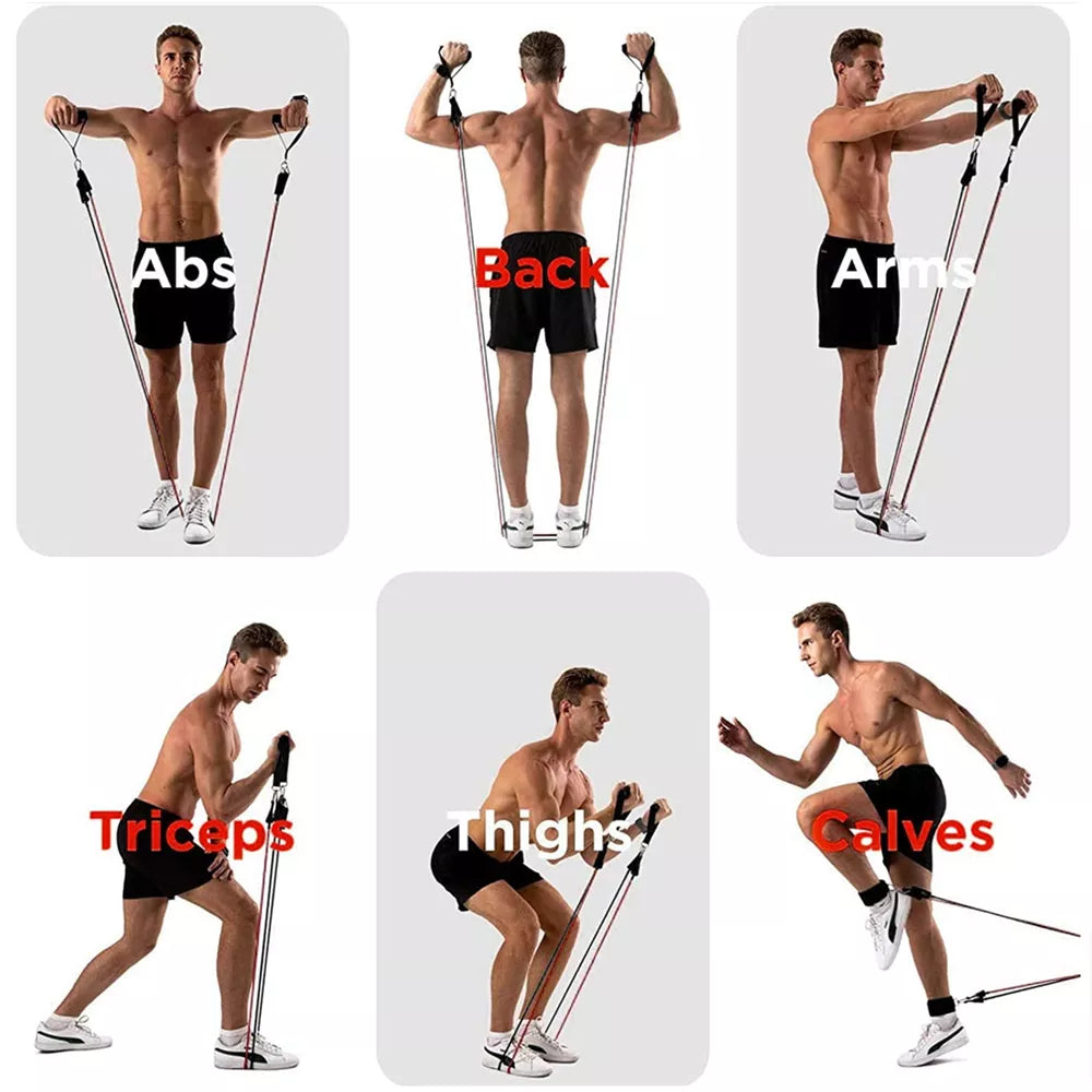 Pilates Bar Kit with Resistance Bands