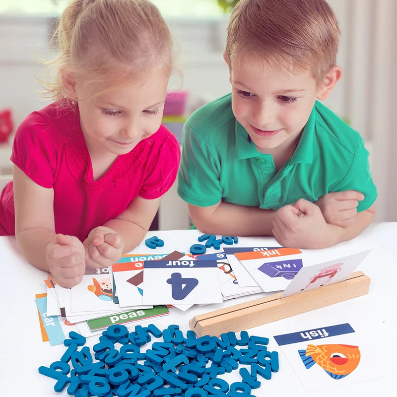 Treeyear Wooden Matching Letter Game