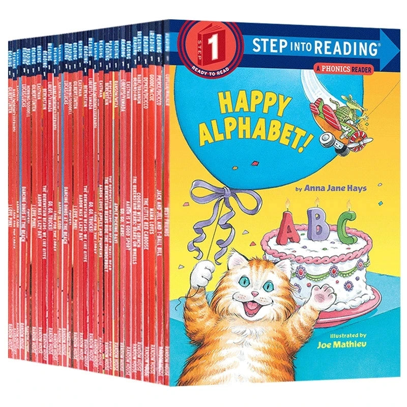 Step Into Reading, Level 1 Ready to Read Picture Books, 30 Books/Set
