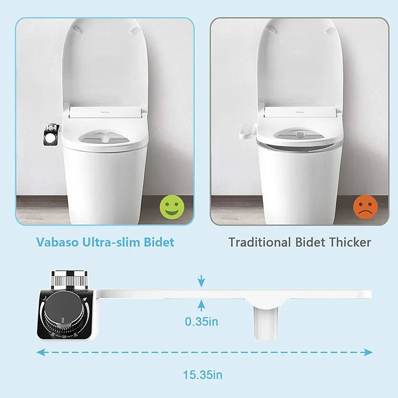 YCRAYS Bidet Self-Cleaning Dual Nozzles