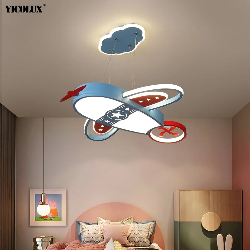 New Dimming Airplane Pattern LED Light Pendant