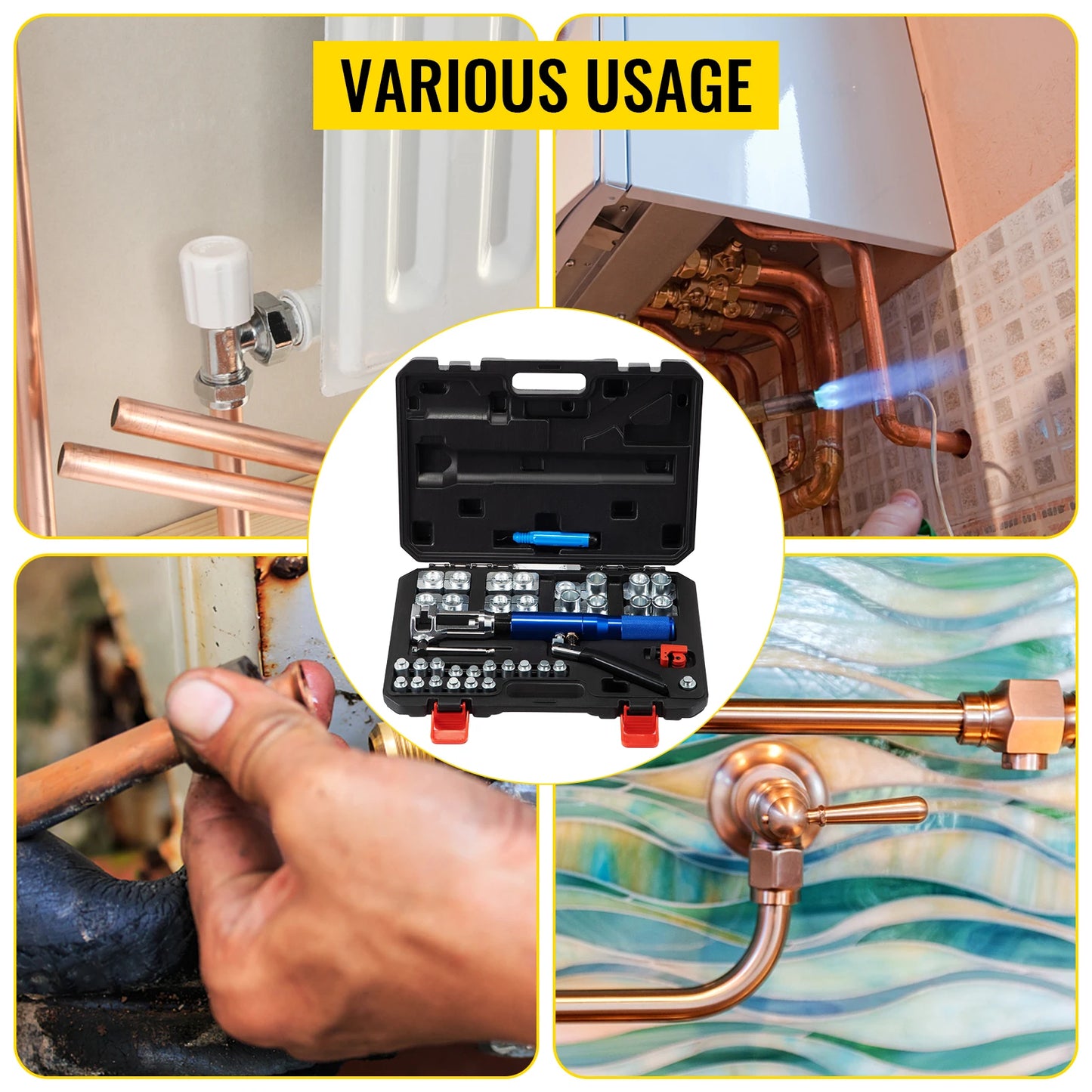 VEVOR Hydraulic Expanding and Double Flaring Tool Kit