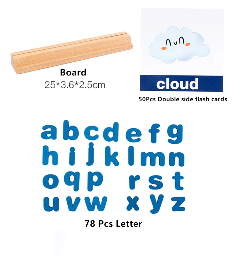 Treeyear Wooden Matching Letter Game