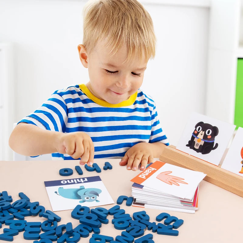 Treeyear Wooden Matching Letter Game