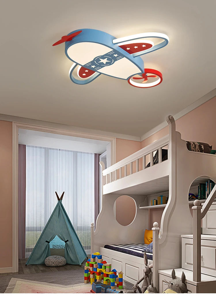 New Dimming Airplane Pattern LED Light Pendant