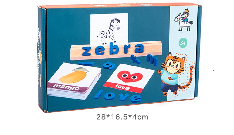 Treeyear Wooden Matching Letter Game