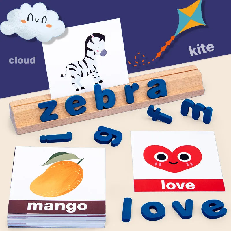 Treeyear Wooden Matching Letter Game