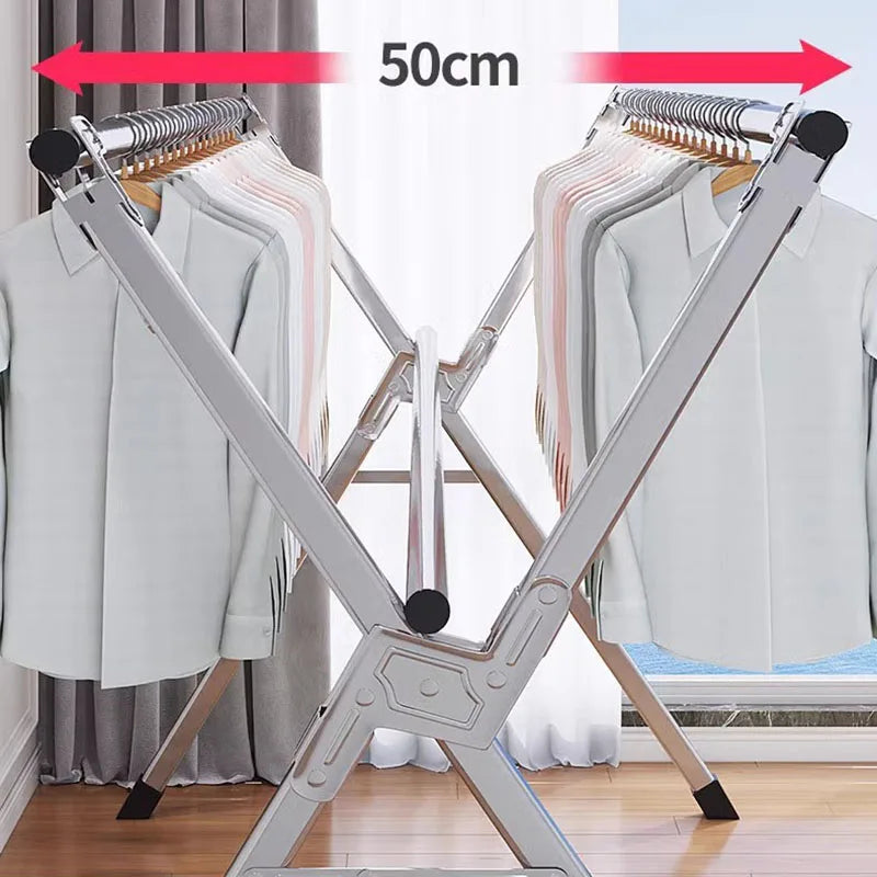 Telescopic Clothes Hanger Drying Rack