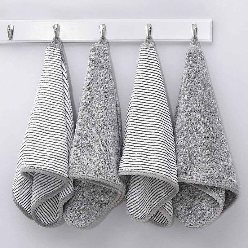 1/2pc Bamboo Microfiber Anti-Bacterial Quick Dry Towels