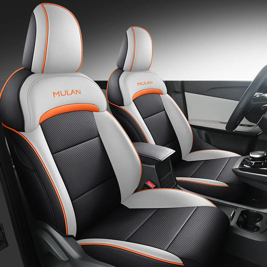 Motoptes Car Seat Cover for MG 4 and MG 4 EV MULAN Full Front and Rear Complete Set