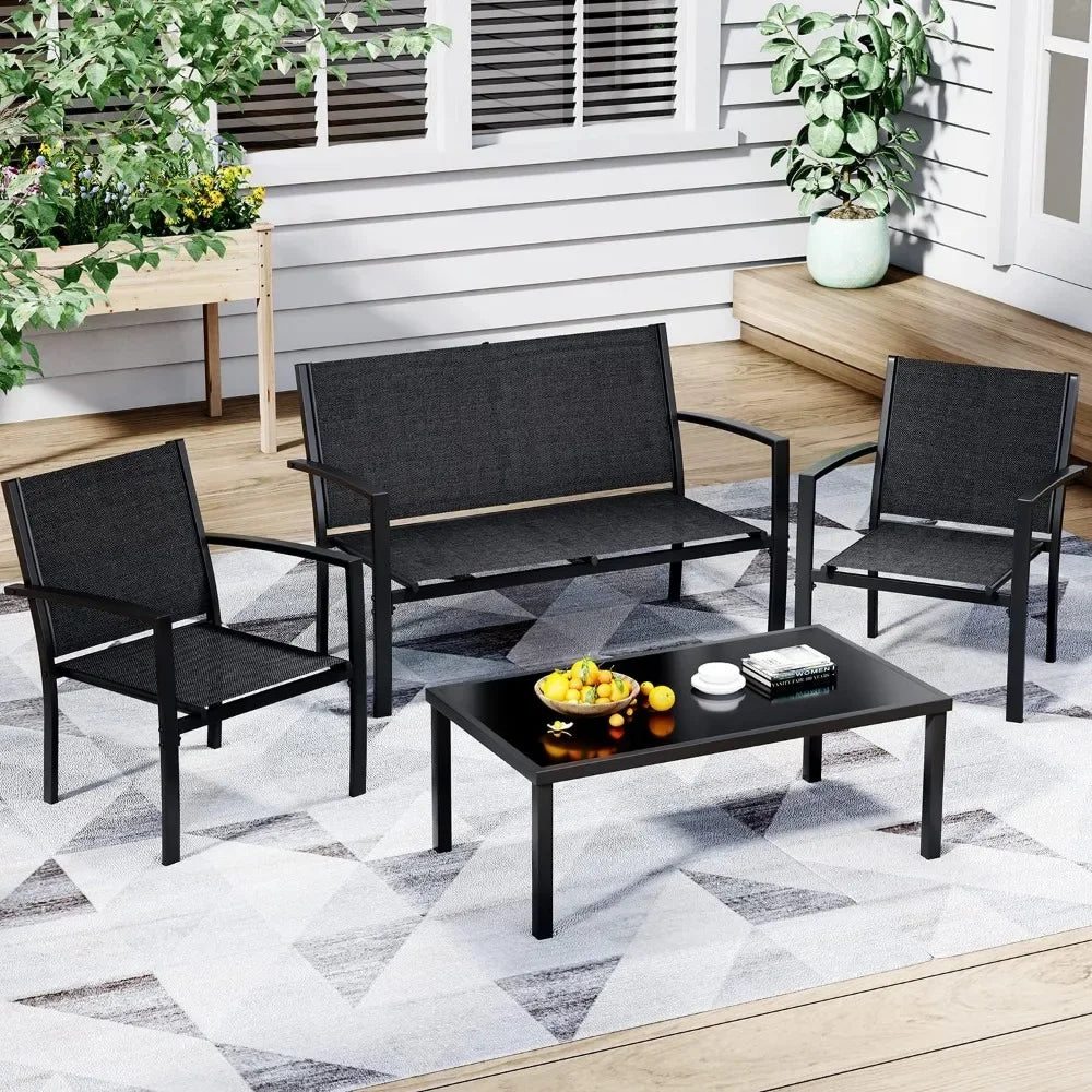 4 Pc Outdoor Patio Set