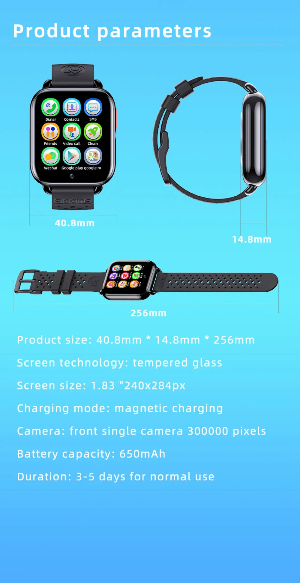 Kids 4G Health Smart Watch