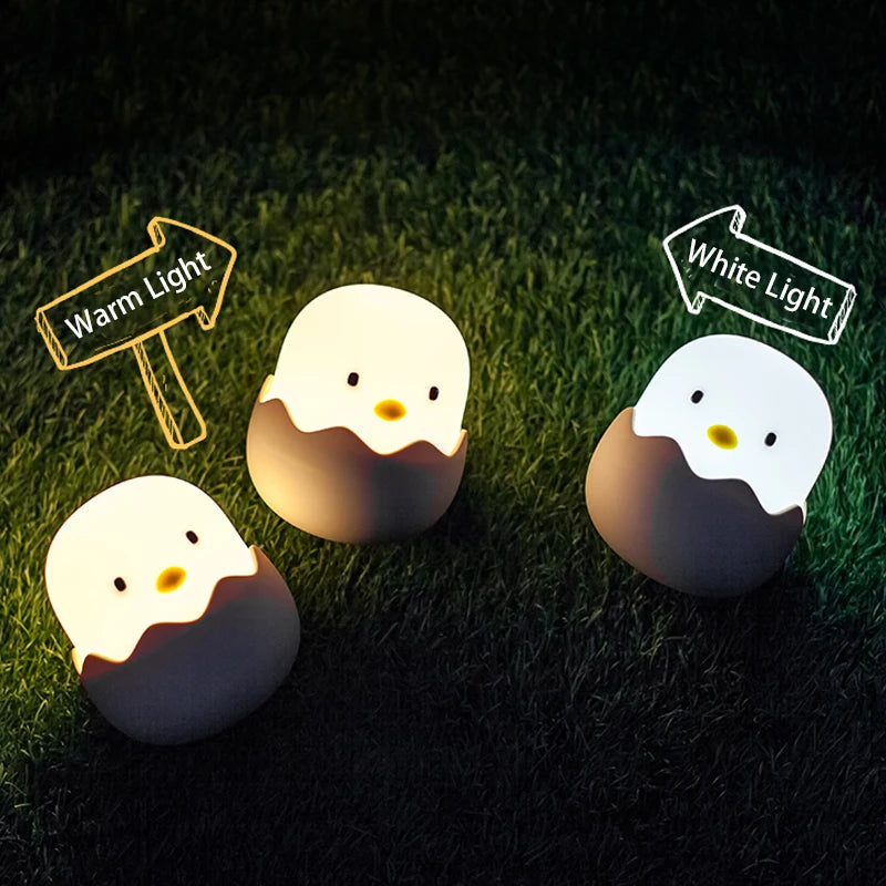 Eggshell Chicken Night Light, LED