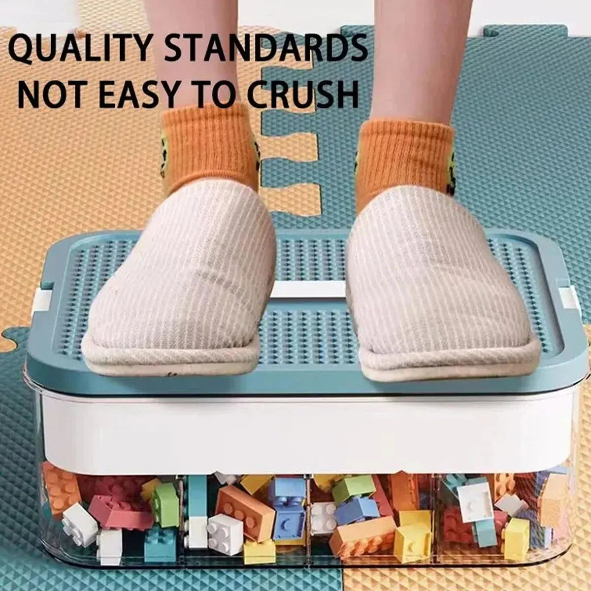 Kids Lego Building Blocks Storage Box Stackable Storage Case