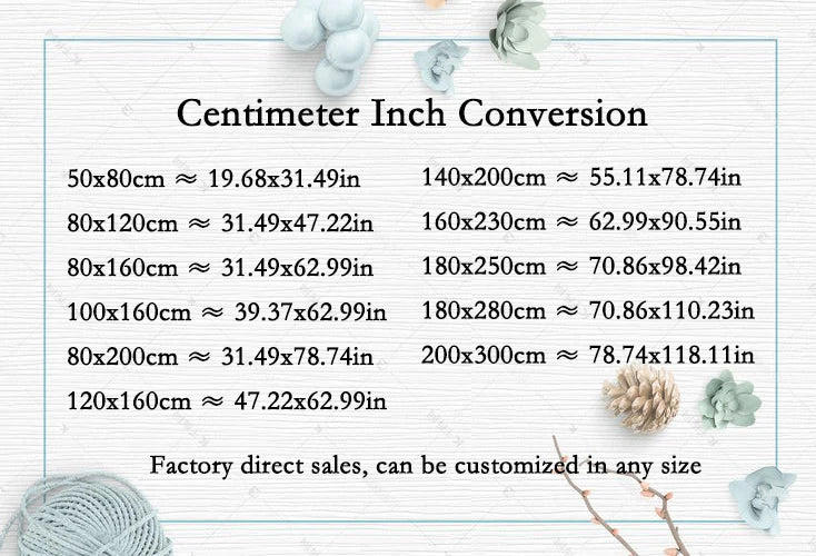 Cute Cartoon Children's Play Mat, Non-slip Washable Rugs