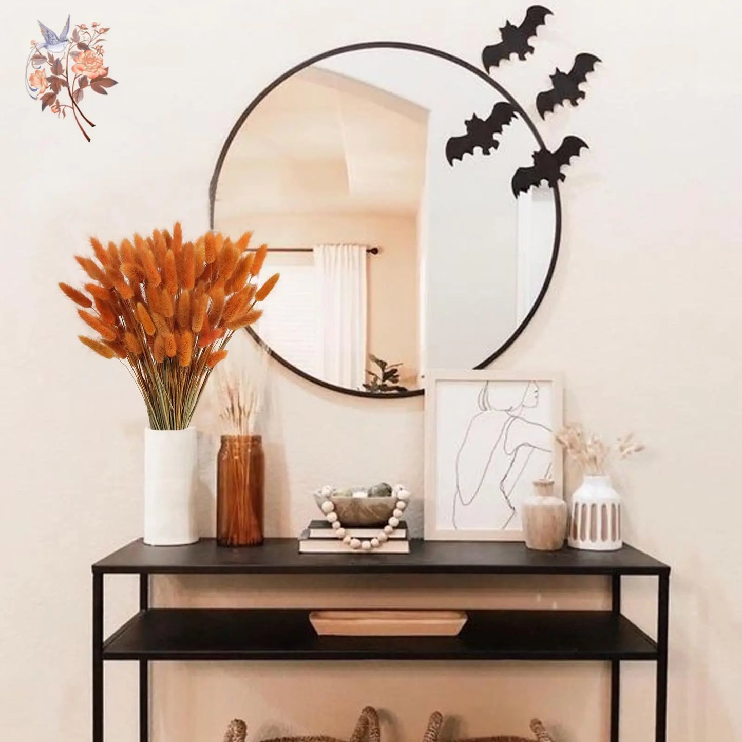 120Pcs Dried Rabbit Tail