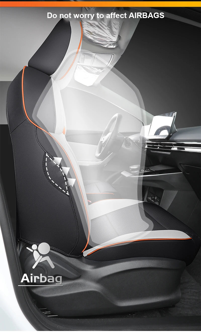Motoptes Car Seat Cover for MG 4 and MG 4 EV MULAN Full Front and Rear Complete Set