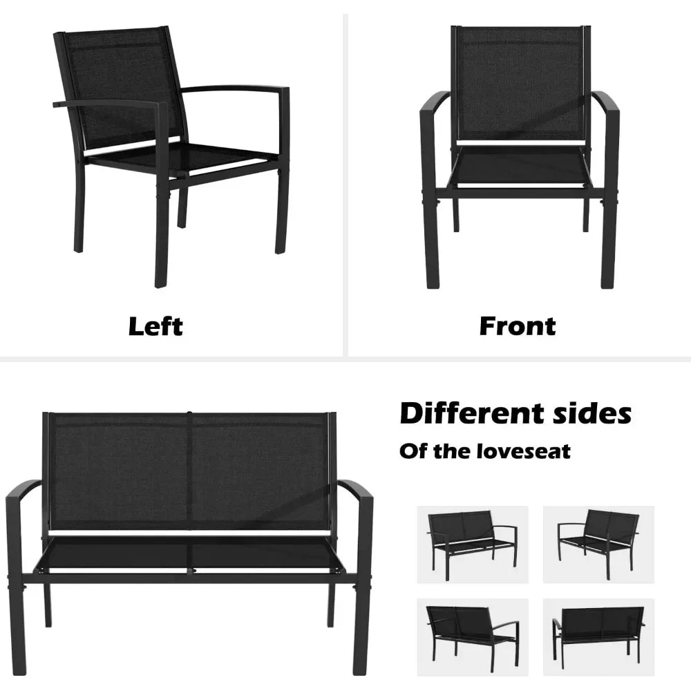 4 Pc Outdoor Patio Set