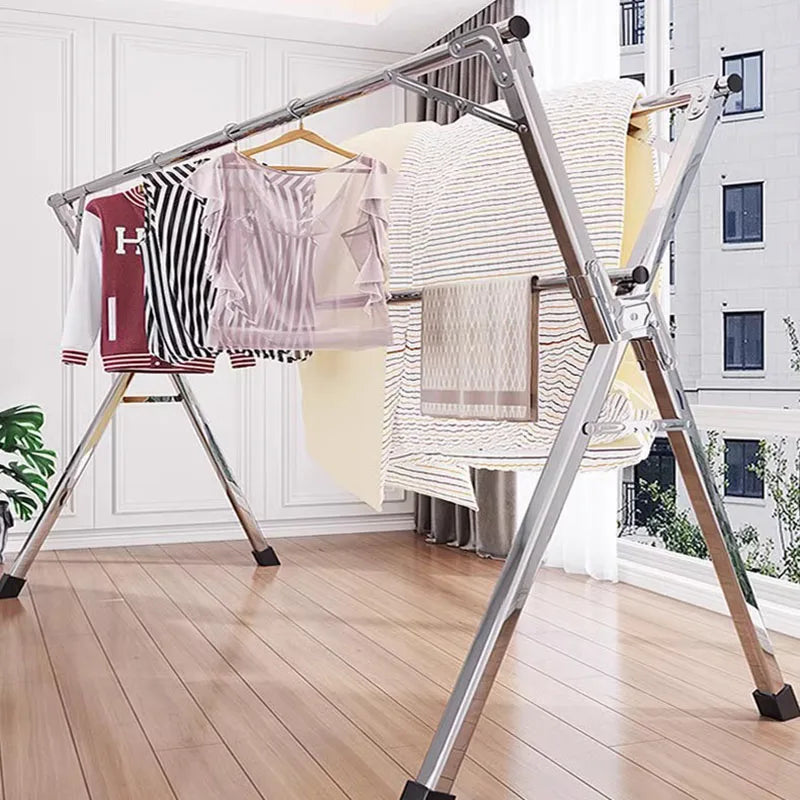 Telescopic Clothes Hanger Drying Rack