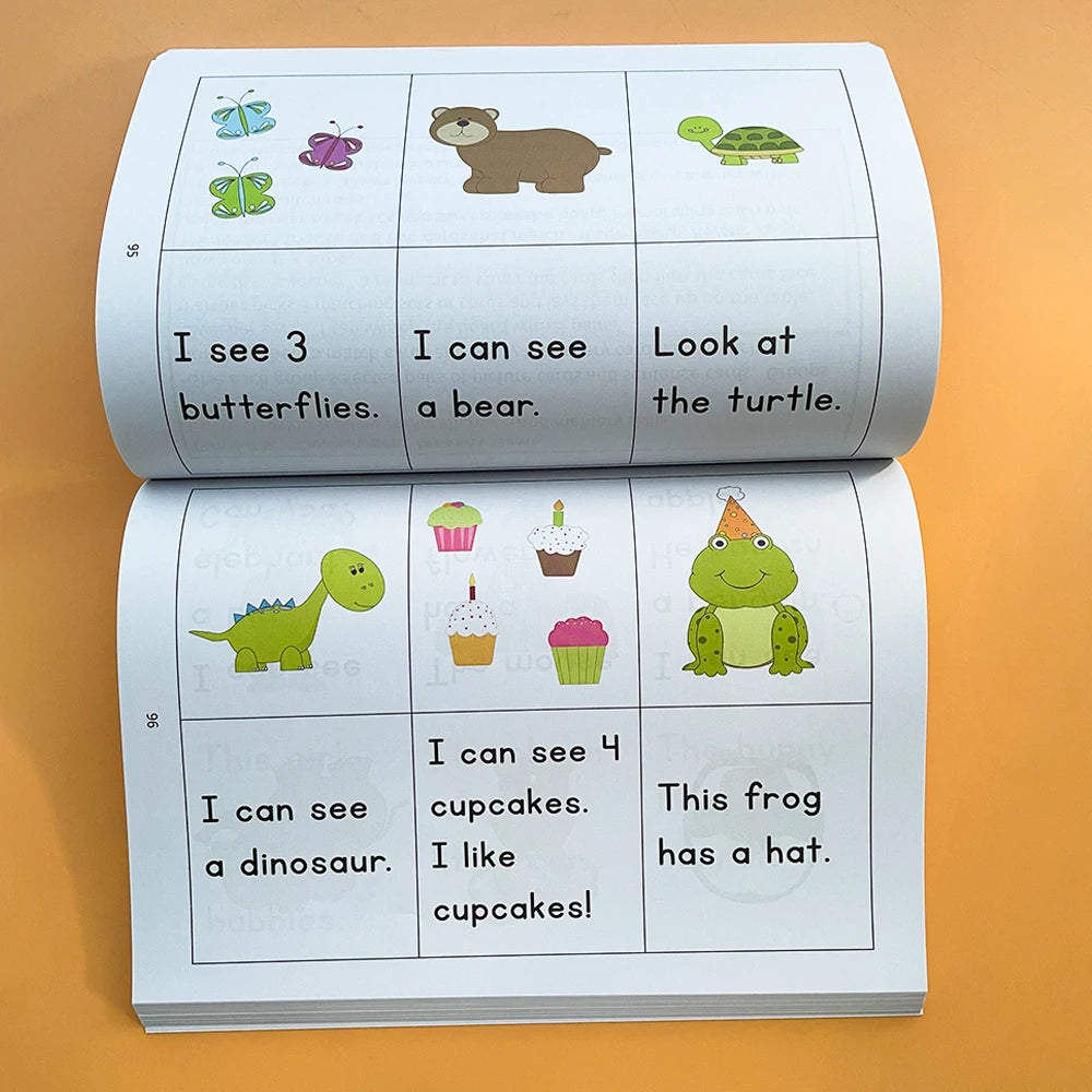 240 Page Kids English Practice Workbook or PDF