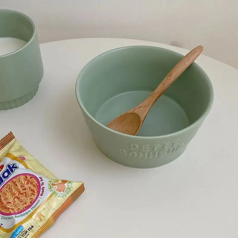 Korean Ins Ceramic Bowls