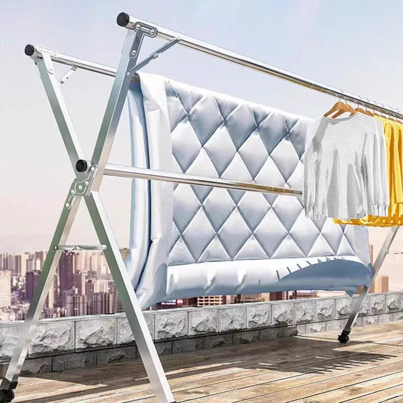 Telescopic Clothes Hanger Drying Rack