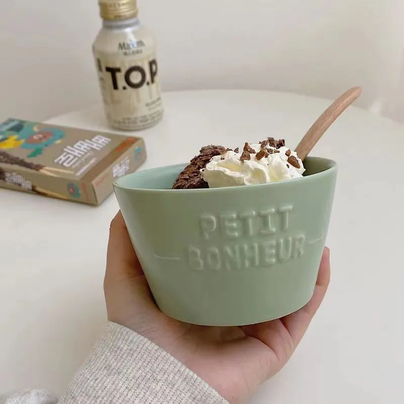 Korean Ins Ceramic Bowls