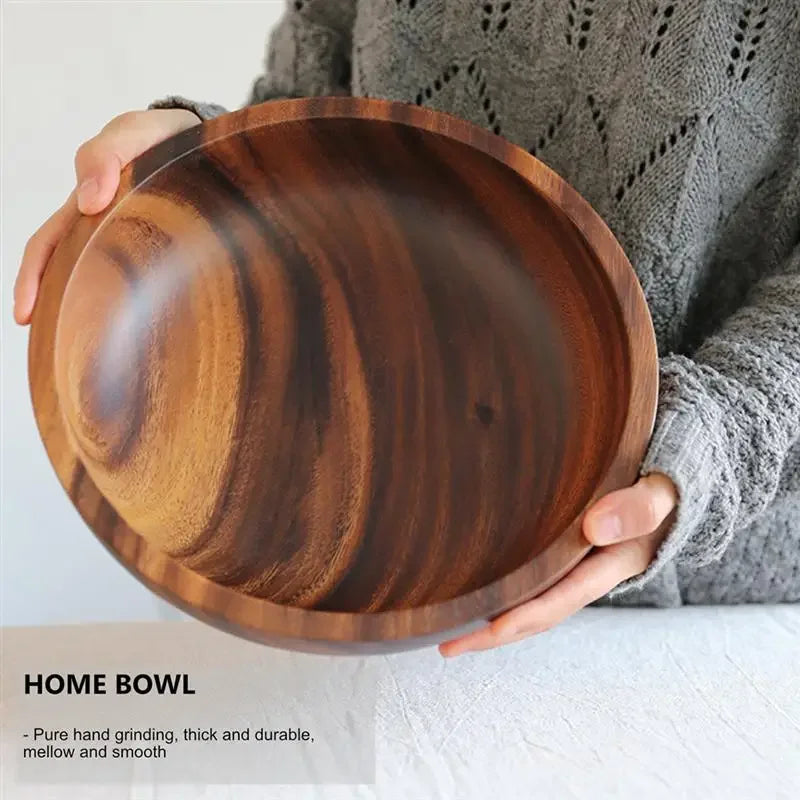 Natural Acacia Wooden Bowl
