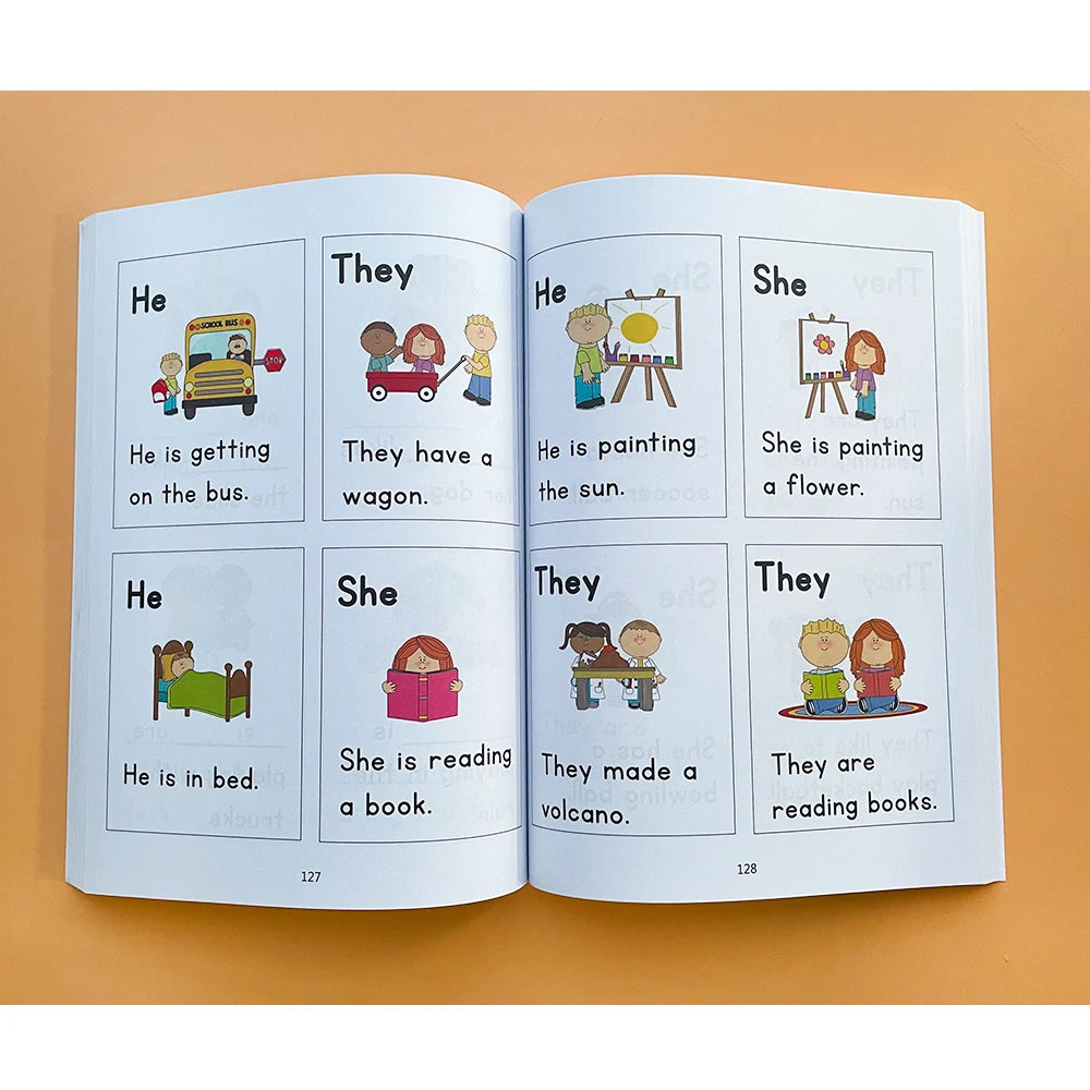 240 Page Kids English Practice Workbook or PDF