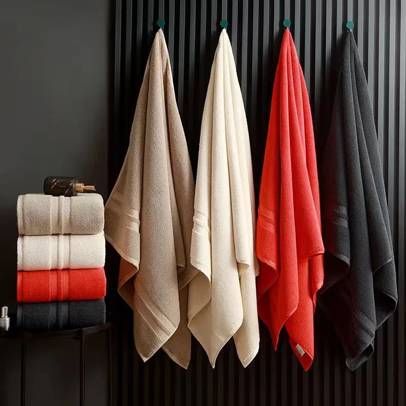 Inyahome 100% Cotton Towels, 1 or 4 pc Hand/Bath Set