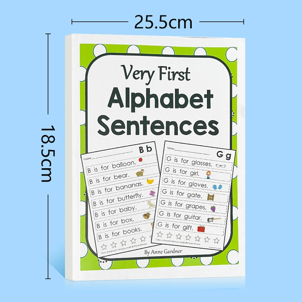 240 Page Kids English Practice Workbook or PDF