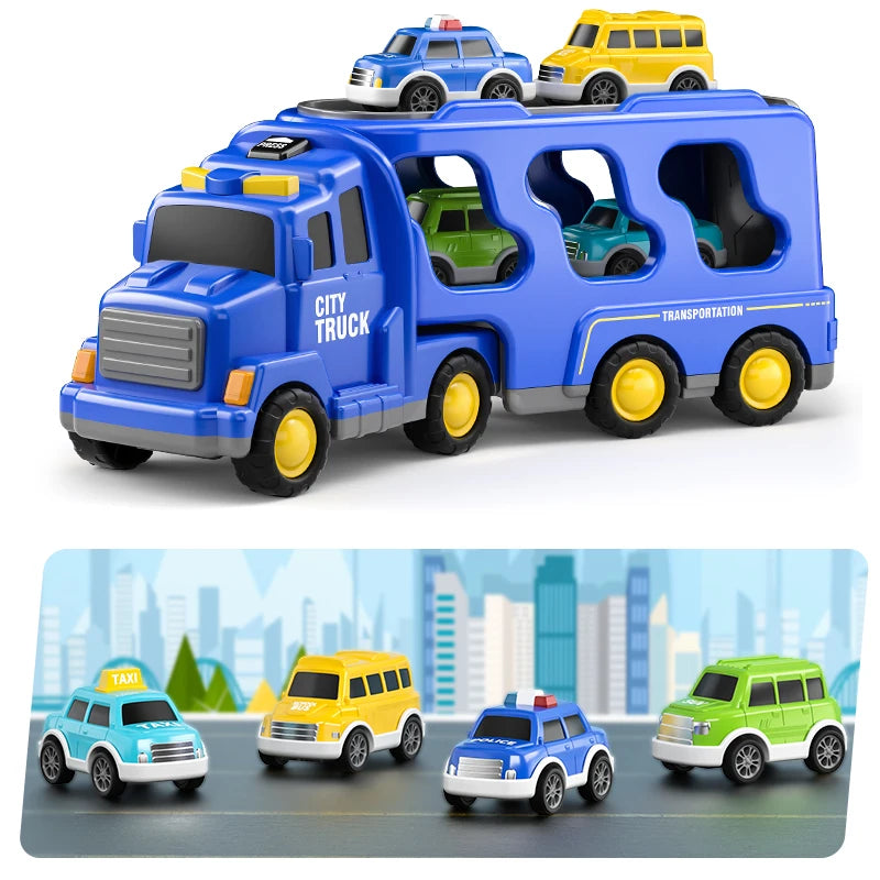 TEMI Diecast Carrier Truck Toys