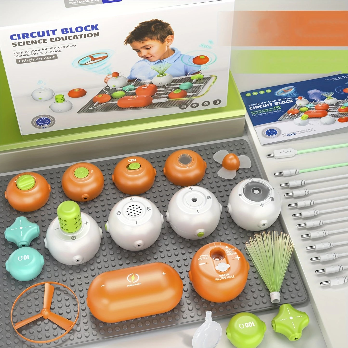 Montessori Kids Circuit Blocks Science Toy