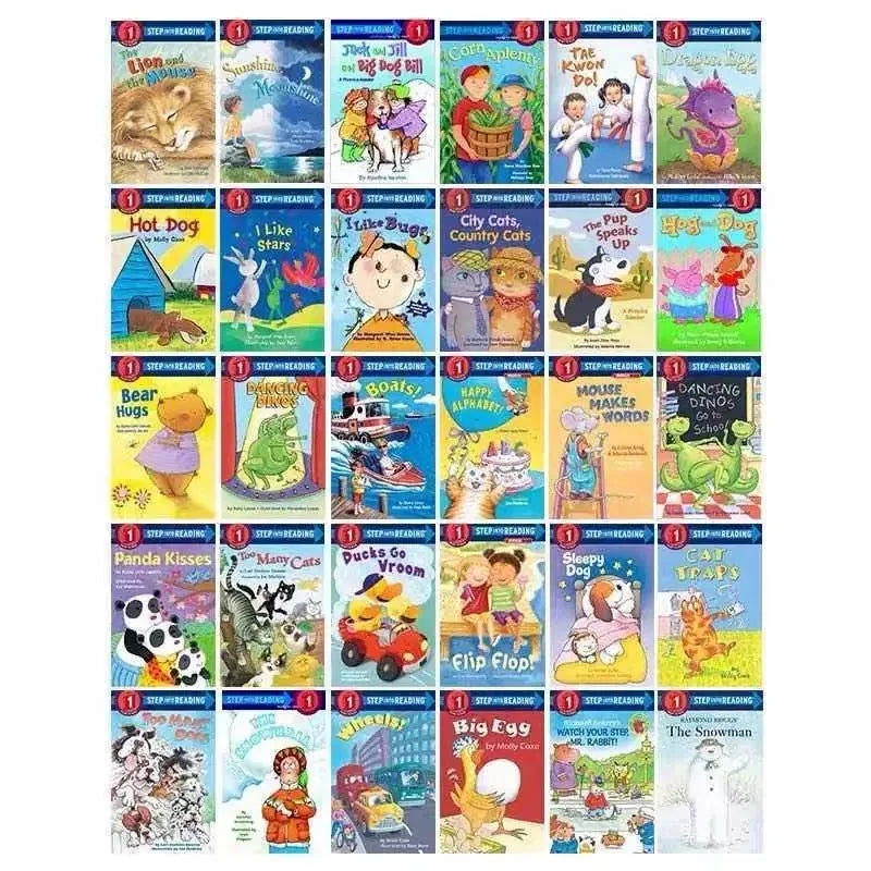 Step Into Reading, Level 1 Ready to Read Picture Books, 30 Books/Set