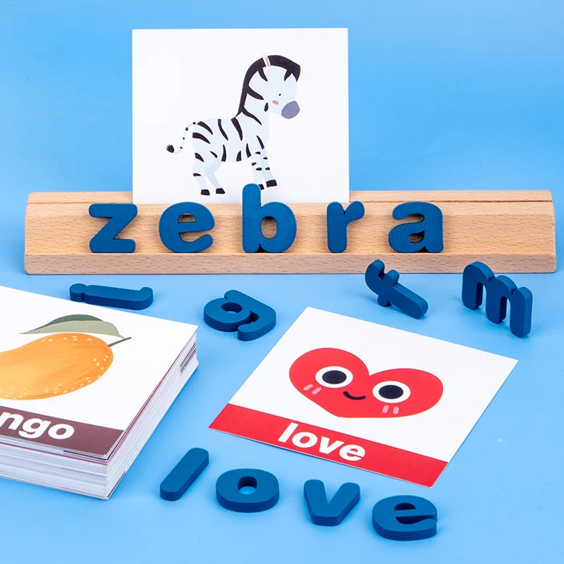Treeyear Wooden Matching Letter Game