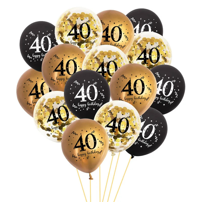 40th Birthday or Anniversary Party Decorations