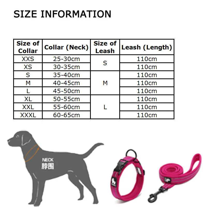 Truelove Easy On Pet Dog Collar And Leash Set