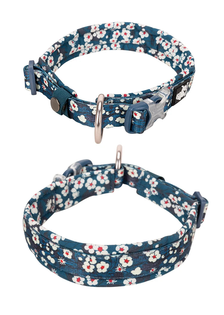 Truelove Padded Comfort Floral Pet Collar