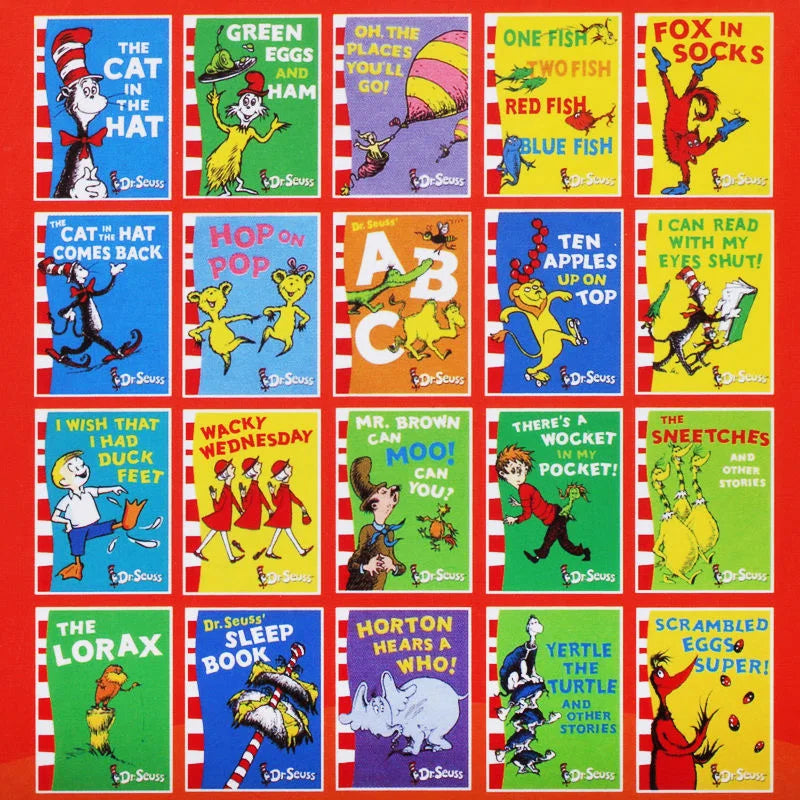Set of 20 Classic Dr. Seuss Children's Books 