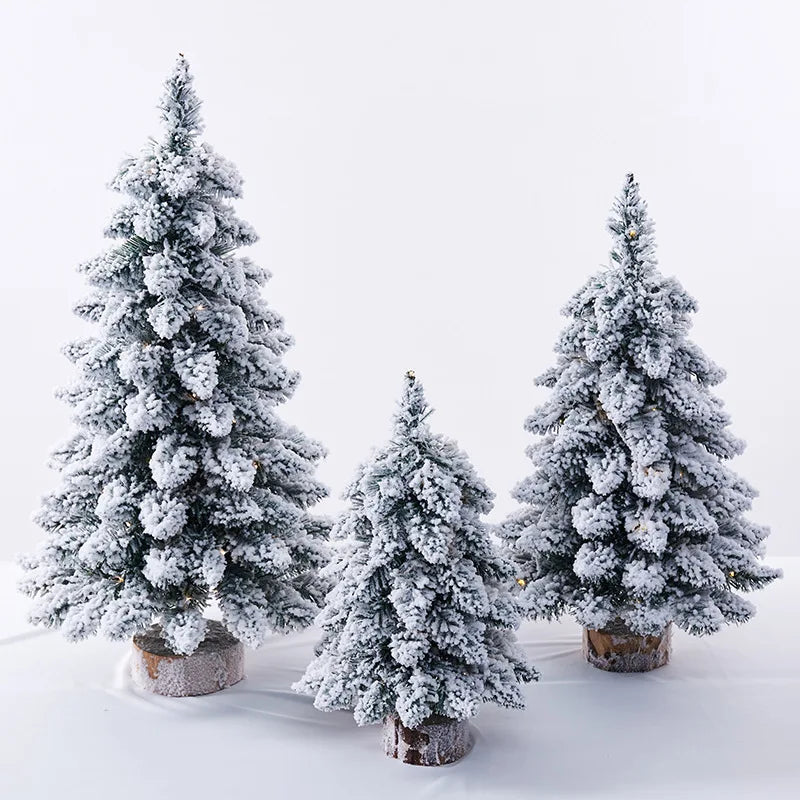 Mini Artificial Flocked Christmas Trees