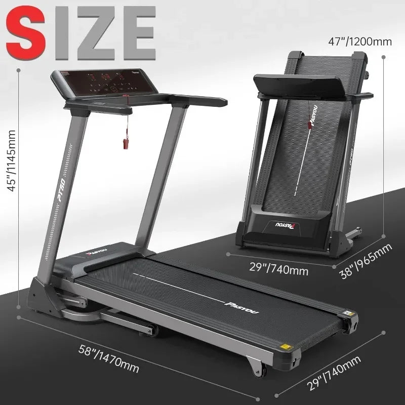 PASYOU PT50 Foldable Treadmill with Incline
