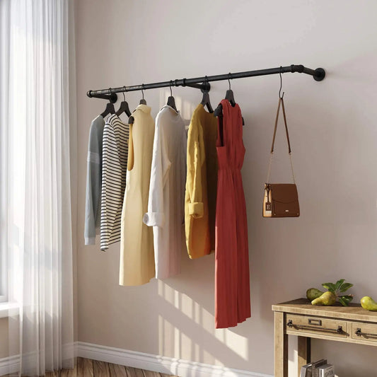 Industrial Pipe Clothes Rack