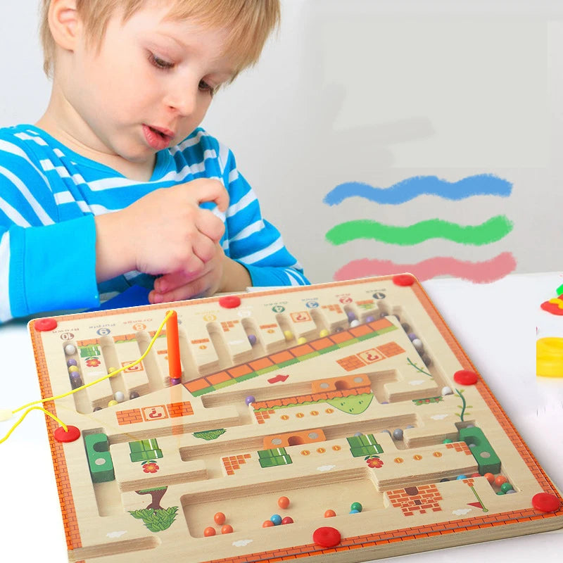 LIQU Toys Wooden, Magnetic Activity Board