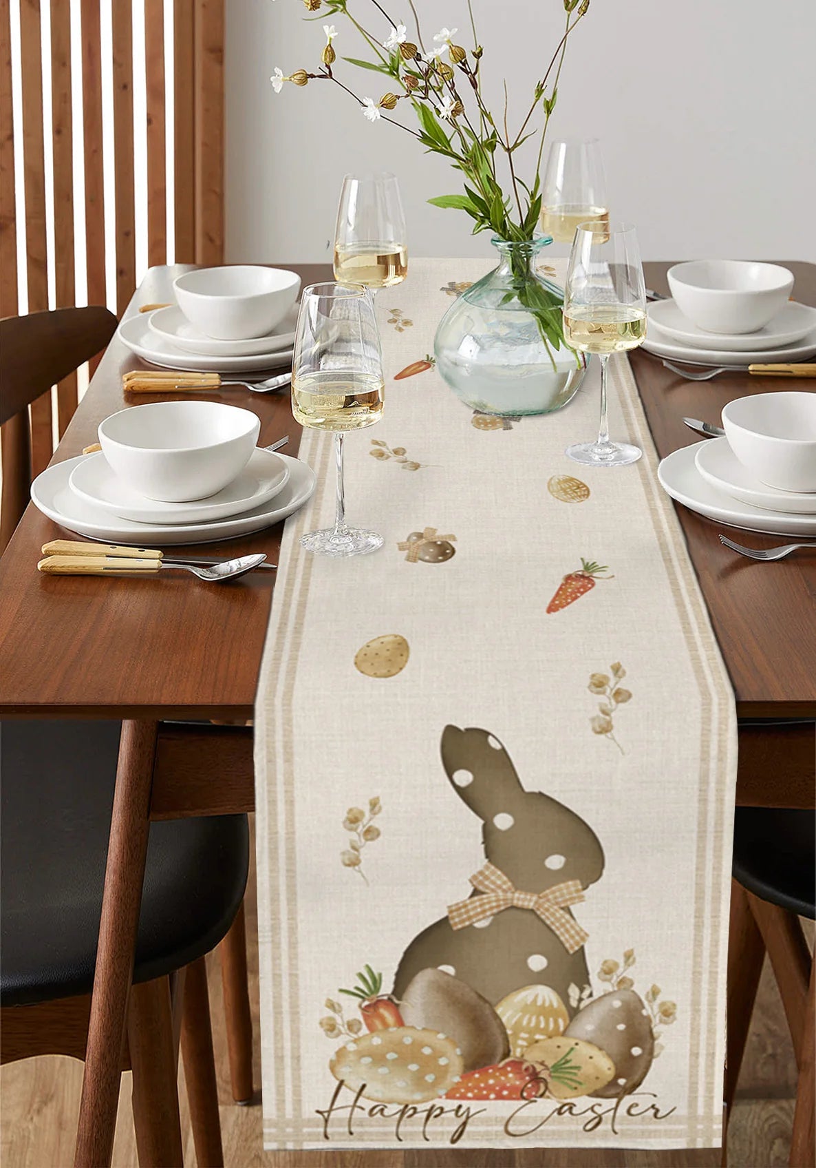 Easter Rabbit Decorative Table Runner