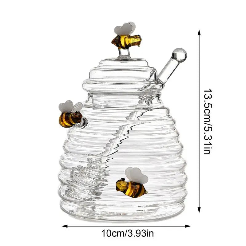 Beehive Shape Honeypot with Dipper