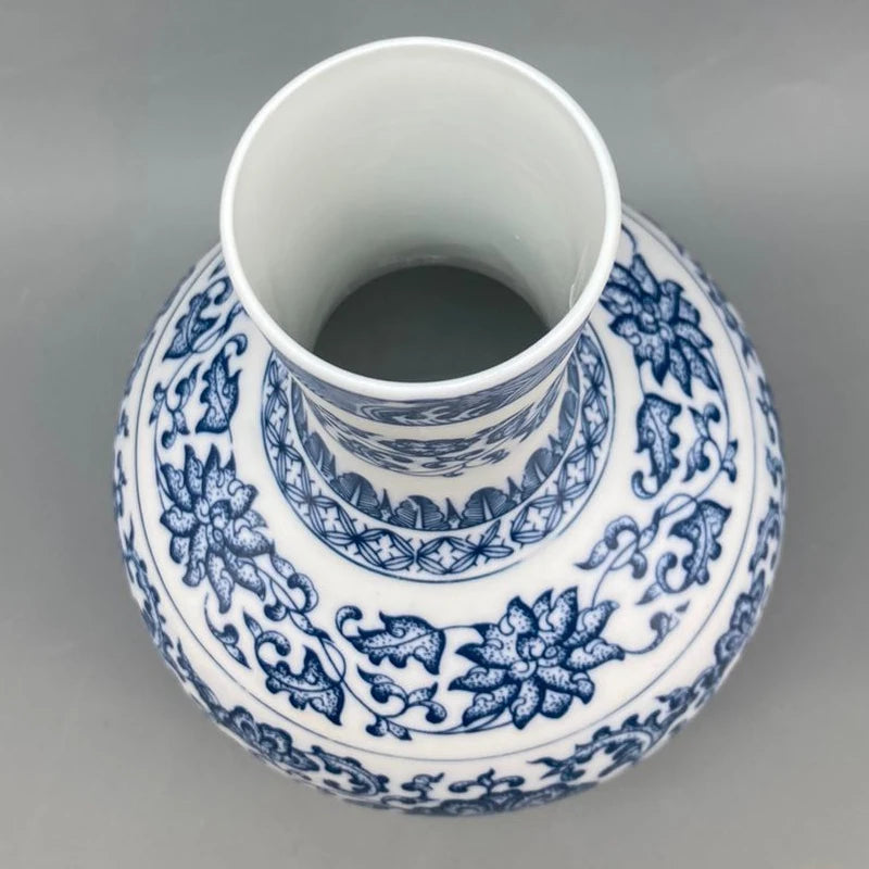 Jingdezhen-Blue and White Porcelain Flower Vases