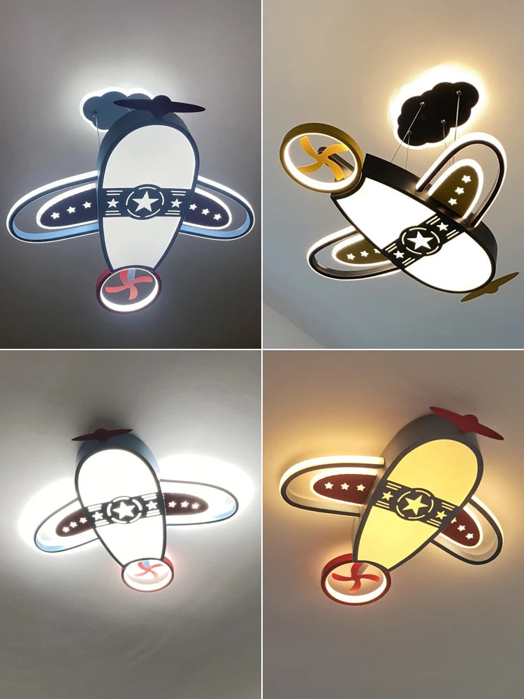 New Dimming Airplane Pattern LED Light Pendant