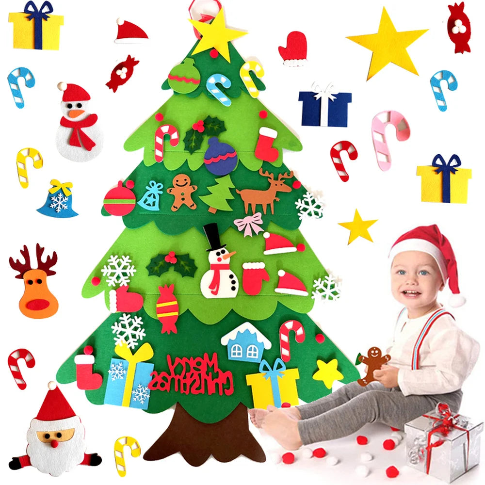 Kids DIY Felt Christmas Tree