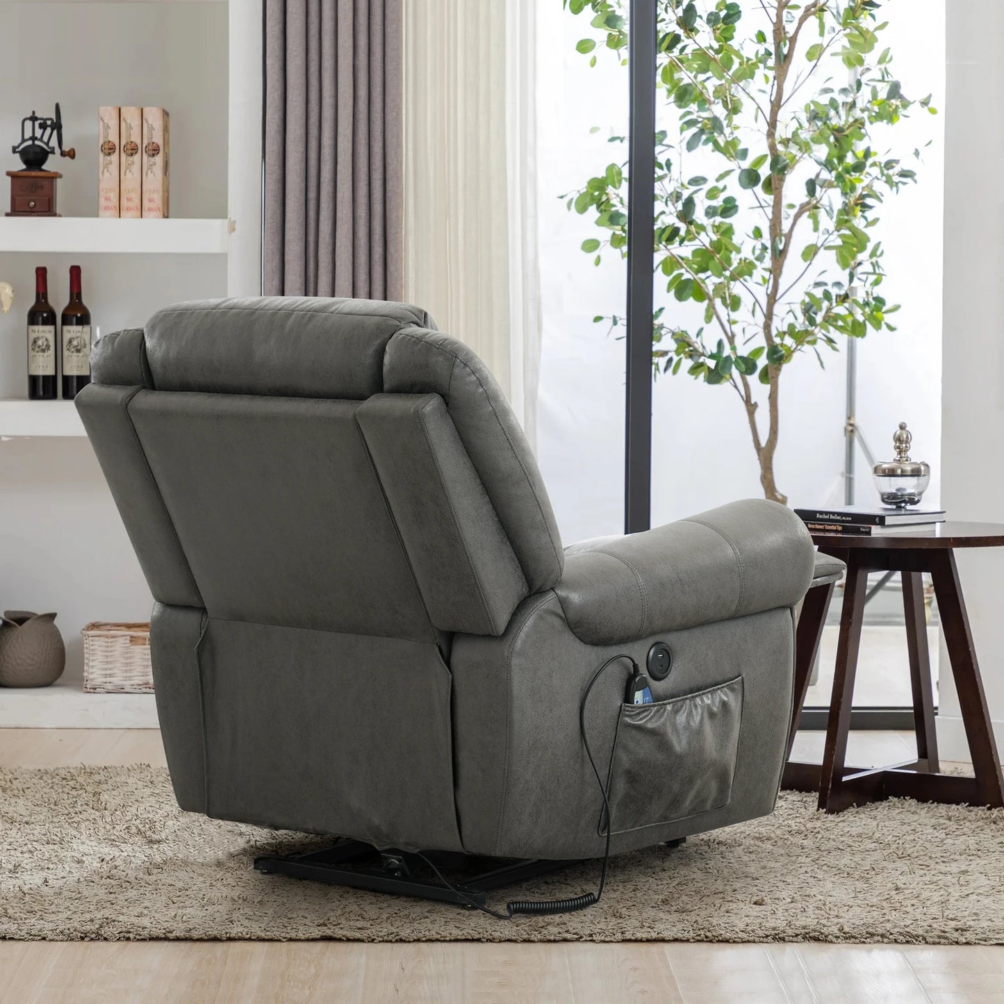 Eskimo Large Power Lift Recliner Chair with Massage and Heat